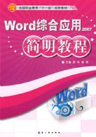 WORD�ۺ�Ӧ�ü����̳�(2007��)